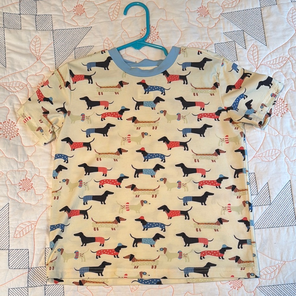 Taylor Joelle Patriotic Dachshund Puppy tee